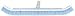 Nylon Maintenance Brush – 24″ Curved Brush for Swimming Pools