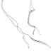 Silver .02ct. Diamond Necklace QW223-18 QG
