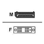 PNY 030 0173 000 DisplayPort to DVI D Adapter