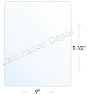 3 Mil Clear Letter Size Thermal Laminating Pouches 9 X 11.5 Qty 100 (UNV84622)