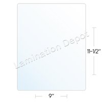 7 mil Letter hot Laminating Pouches 100/box 9 x 11-1/2" glossy thermal laminator pockets