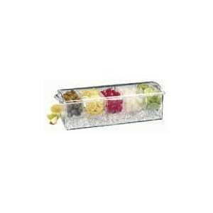 Paderno World Cuisine Bar Cocktail Container with Ice Drawer and 5 Starage Compartments