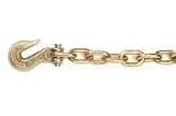 2 Grade 70 3/8''x20' Binder Chains Clevis Hook Each End