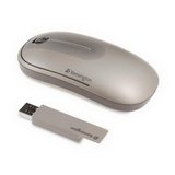 Kensington Ci70 Wireless Optical Mouse - Mouse - optical - wireless - RF - USB wireless receiver - titanium