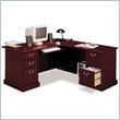 Bush Furniture Saratoga L-Shape and Lateral File Set