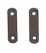 Perri's Safety Stirrup Leather Tabs - Brown - One Size