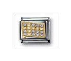 Sweden Flag Mix Classic CZ, Italian Charm by Nomination Charms
