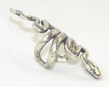 Sterling Silver Snake Serpent Ear Cuff