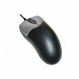 3BTN PS/2 Black Optical Mouse Tactile Wheel Opto Encoder 400DPI
