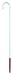 `Blind Man's Cane Non-Folding Reflective white and red finish * Folding cane features vinyl grip wit