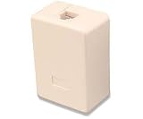 Recoton T82  Dual Surface-Mount Wall Jack, Ivory
