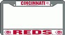 Cincinnati Reds License Plate Frame (Chrome Metal)