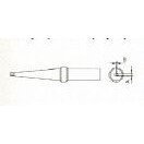 Weller PTシリーズコテ先　スクリュードライバー型・スリム PT-R8