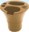 iCup Tan Cell Phone Cup Holder Organizer