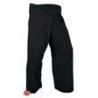 Black Thai Fisherman Wrap Pants Trousers Yoga Massage Pregnancy Pants 100% Light Cotton Free Size