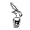 Apple Charm - Sterling Silver