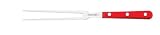 Mundial 5100 Series 6-Inch Carving Fork with Straight Tines, Red