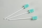 ^Dentips Disposable Oral Swabs - Treated with Dentifrice (Mint flavored) - Green - Individually Wrapped Min.Order is 1 CS ( 2 box / Case; 500 Each / Case; )