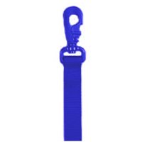 Four Paws Nylon Double Handle Dog Leash / Lead (Blue, 6 ft. L x 1 Inch W)