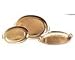 Old Dutch 17¿ x 13¿ Solid Copper Oval Tray w/Cast Brass Handle