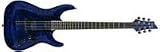 Schecter C-1 Exotic Star Electric Guitar, Cayman Blue
