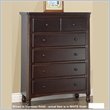 Sorelle Isabella 5 Drawer Chest, French White