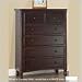 Sorelle Isabella 5 Drawer Chest, French White