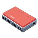 BUFFALO BHB4-U2A01/RD USB2.0Hubセルフ&バスパワー専用4P