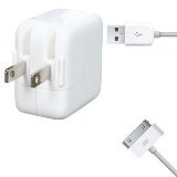 10W USB AC/DC Replacement Power Adapter Charger for Apple iPad 1 & iPad 2 (with USB cable)