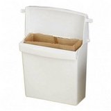 Rubbermaid(R) Compact Sanitary Napkin Receptacle, White
