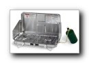 Brinkmann Camp Classics Stainless Steel 2-Burner Propane Stove with Piezo Igniter