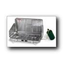 Brinkmann - Camp Classics Stainless Steel 2-Burner Propane Stove with Piezo Igniter (842-A250-0)