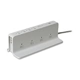 Surge Protector, 3195 Joules, 8 Outlets, 6' Cord, Gray