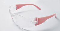 Lucy Pink Frame Clear Anti-Fog Lens Safety Glasses #17946 On Sale