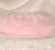 Pretty Fur Pillow Pink Mink Baby Pink Boa Small