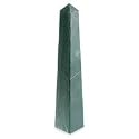 Green quartz obelisk 2" W 2" L