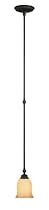 World Imports Lighting 5411-99 Saxon 1-Light Mini Pendant, Wrought Iron