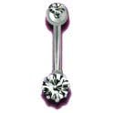 Clear Petite belly ring