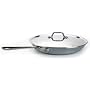 All Clad 12 Inch Stainless Steel Fry Pan with Lid