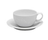 Denby White Trace Tea Saucer 15.5 cm