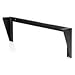 StarTech.com 1U 19-Inch Steel Vertical Wall Mount Equipment Rack Bracket RK119WALLV (Black)