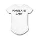 PORTLAND BABY - City Series - White Onesie / Baby T-shirt