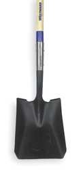 Westward 1WG32 Sq Point Shovel, 48 In Handle