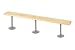 Price Comparison : Maple Hardwood Locker Bench 9 Ft Bolt Down