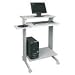 Buddy Products Euroflex Standup Fixed Height Workstation, 19.625 x  44.25 x 29.5 Inches, Gray (6438-18)