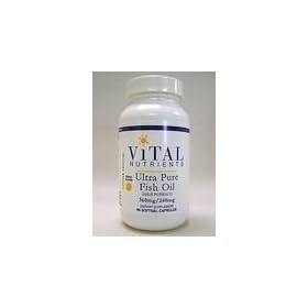 Vital Nutrients 360 EPA/240 DHA, Ultra-Pure Fish Oil 60 Capsules