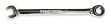 Westward 1LCH2 Ratcheting Combo Wrench, 12 Pt, 1/4 In
