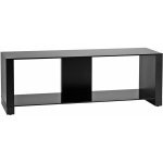 New 50 Inch Wide Morello Series Audio Video Table Dark Rubberized Feet Protect Floors by OmniMount