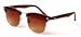 ALWAYSUV Vintage Half Frame Style Sunglasses