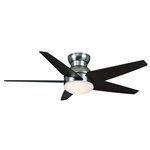 Casablanca - C30G45H - Isotope, 52" - Low Profile Ceiling Fan - Gallery Edition - Brushed Nickel Motor / Espresso Blades